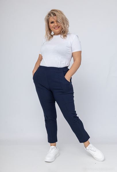 Immagine di CURVY GIRL STRETCH ELASTICATED WAIST THREE QUARTER CAPRI